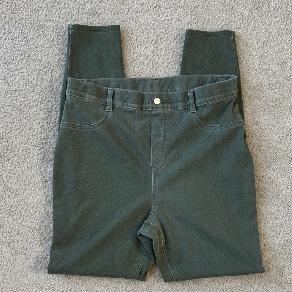 Time & True Green Denim Jeggjngs - Picture 4 of 12